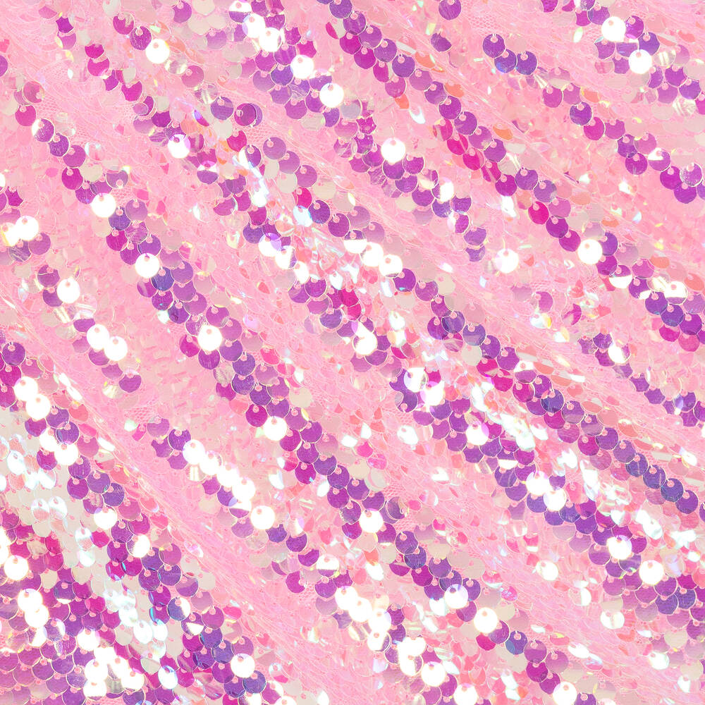 Billieblush-تنورة تول لون زهري فاقع مزينة بترتر | Childrensalon Outlet