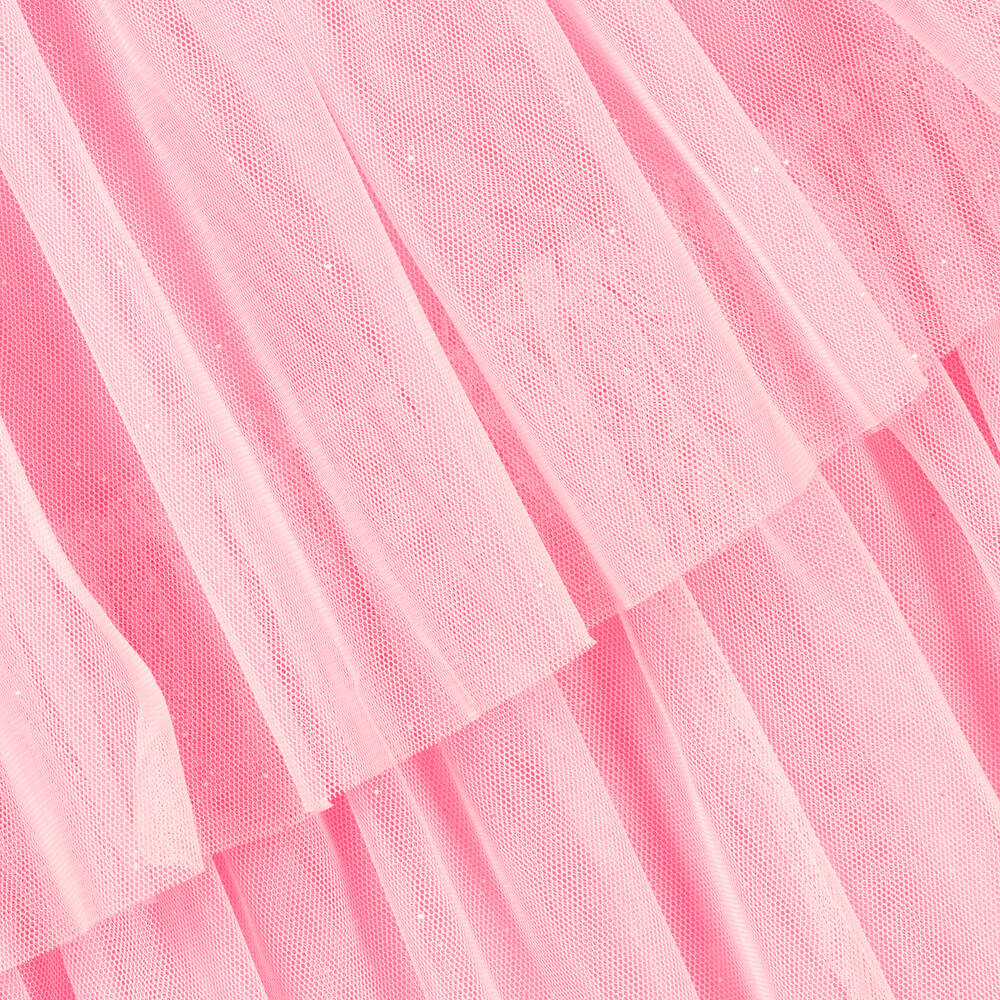Billieblush-Розовое платье из тюля с бабочкой из пайеток | Childrensalon Outlet