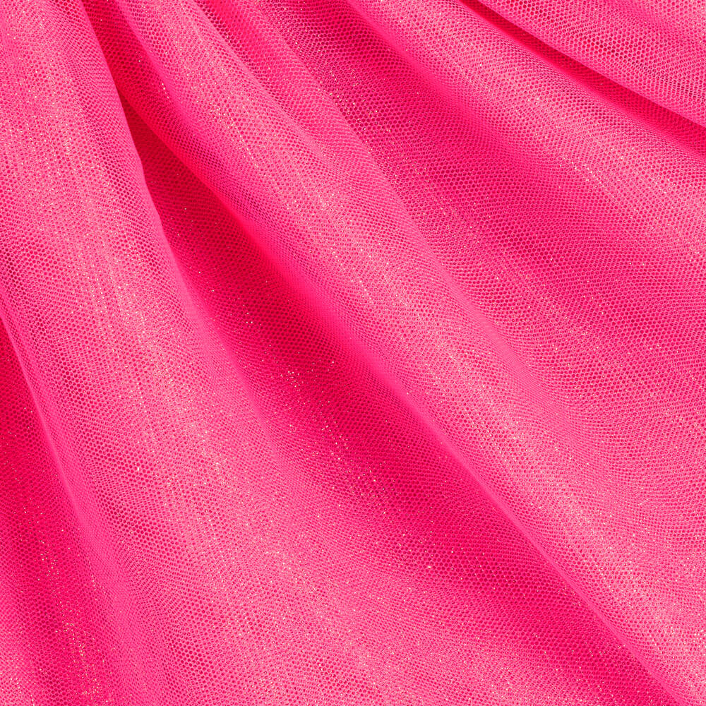 Billieblush-تنورة تول لون زهري نيون براق | Childrensalon Outlet