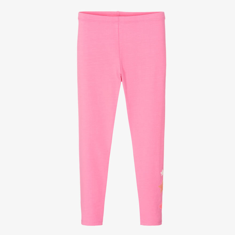 Billieblush-Розовые легинсы со звездами для девочек | Childrensalon Outlet