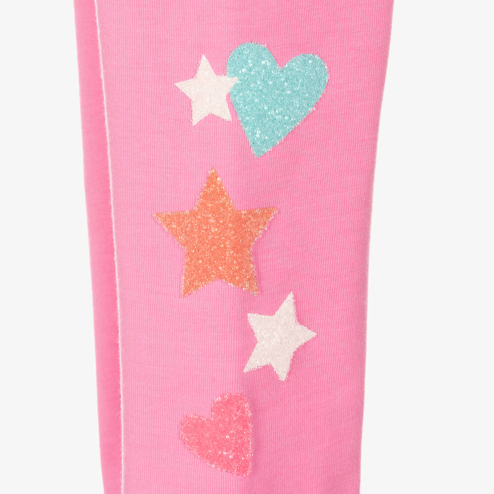 Billieblush-Girls Pink Star Leggings | Childrensalon Outlet