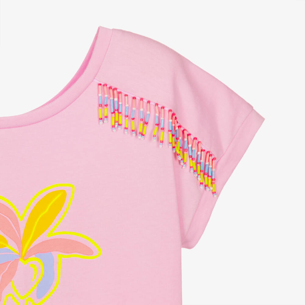 Billieblush-Розовая футболка для девочек | Childrensalon Outlet