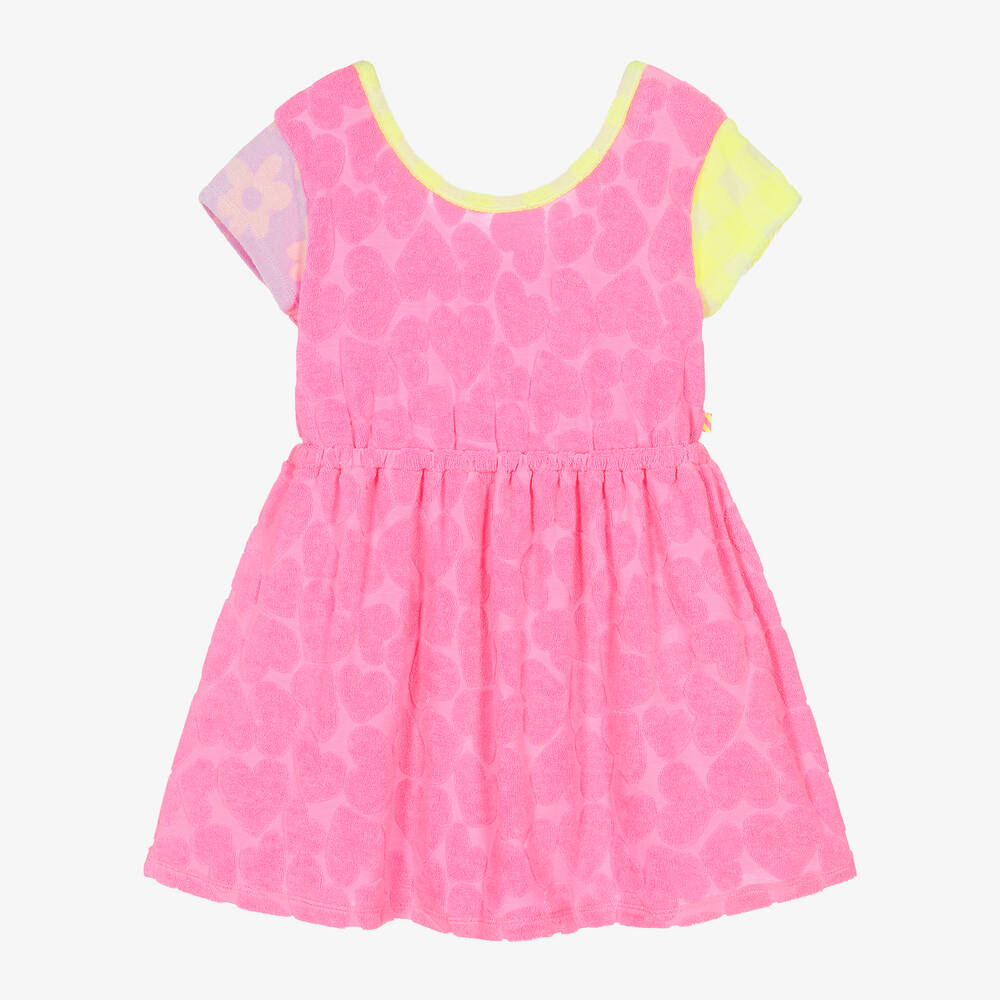 Billieblush-Girls Pink Towelling Dress | Childrensalon Outlet