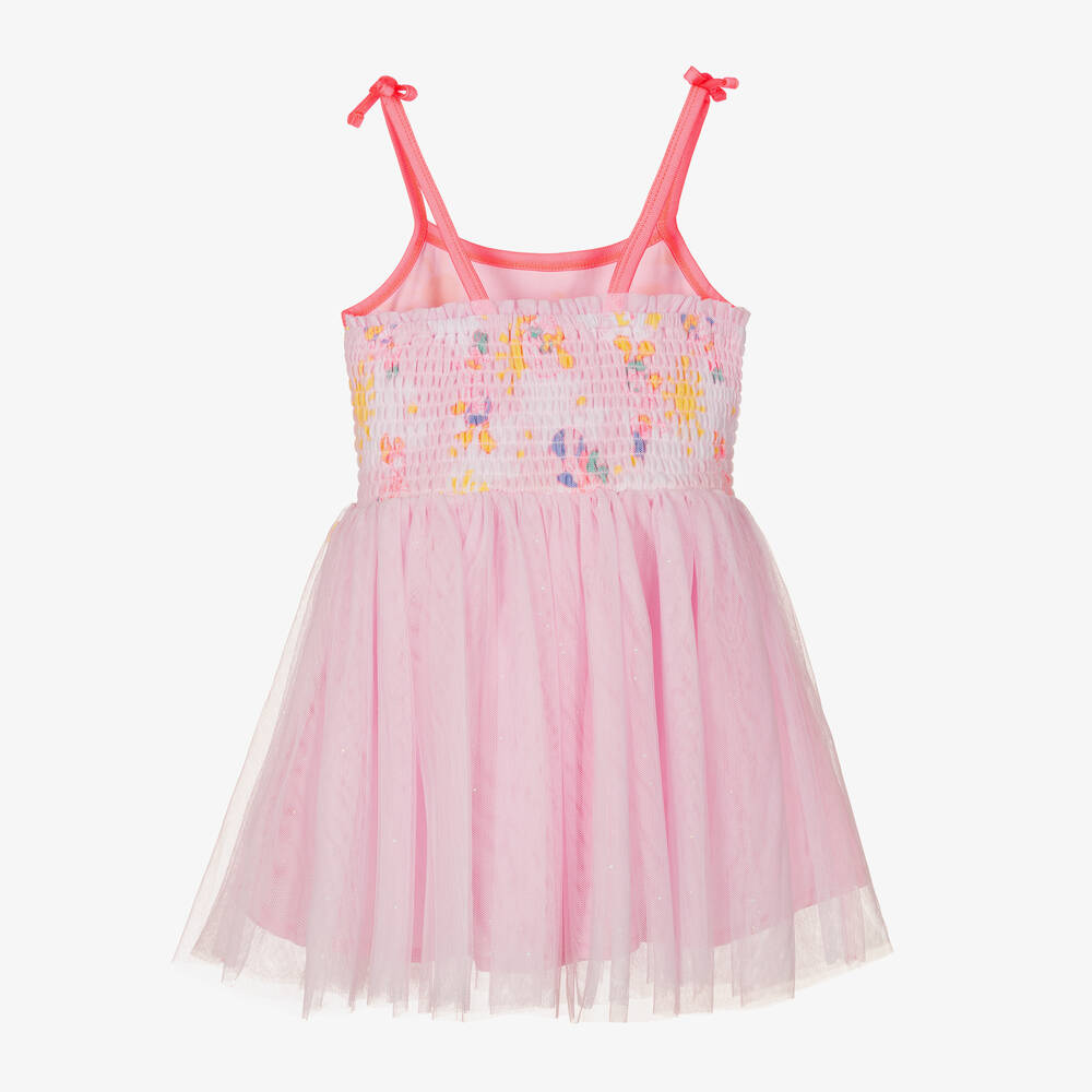 Billieblush-Girls Pink Tulle Disney Dress | Childrensalon Outlet