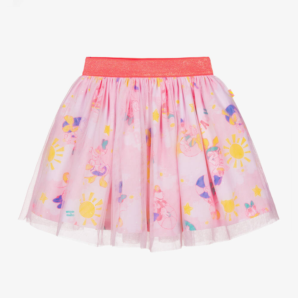 Billieblush-تنورة تول بطبعة ديزني لون زهري | Childrensalon Outlet