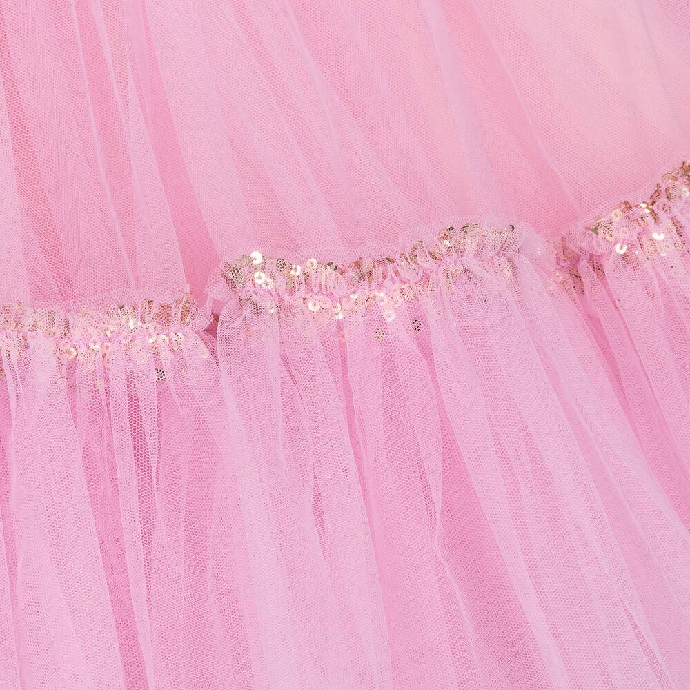 Billieblush-Розовое платье из тюля для девочек | Childrensalon Outlet