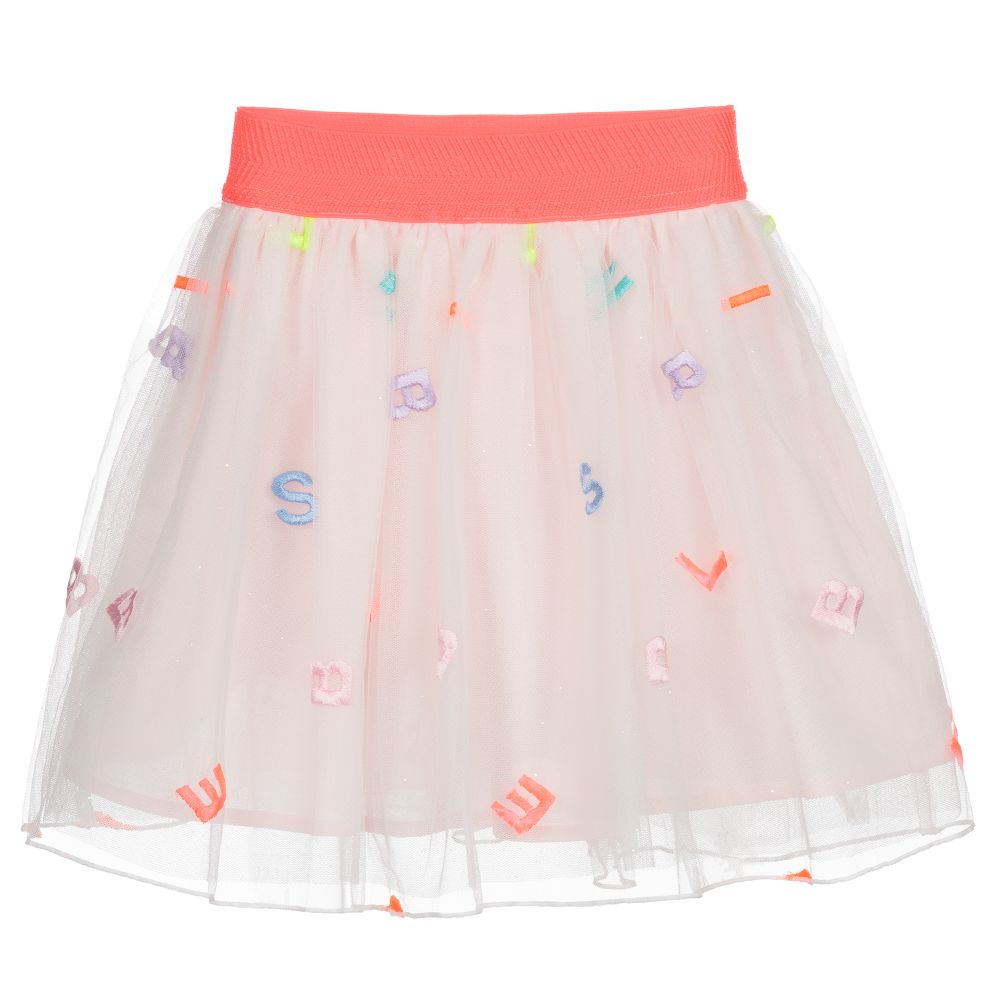 Girls Pink Tulle Skirt