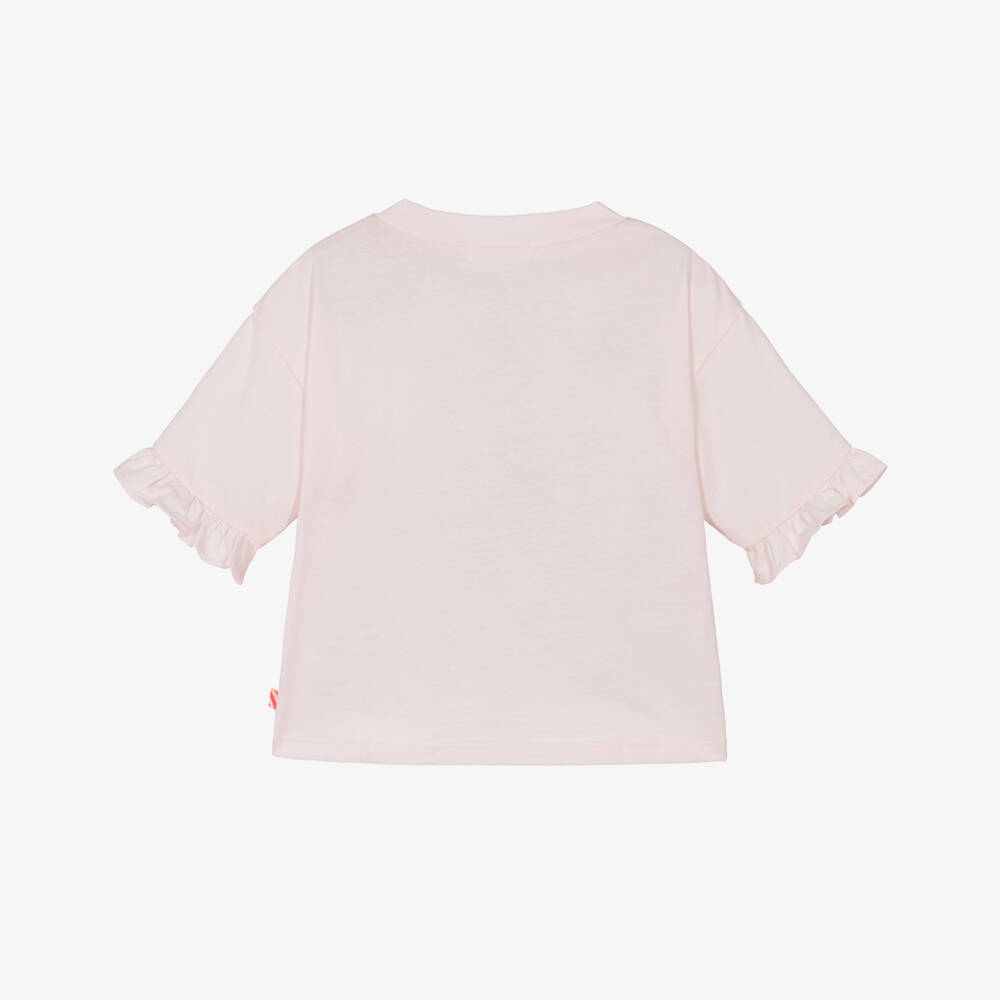 Billieblush-Girls Pink Unicorn T-Shirt | Childrensalon Outlet