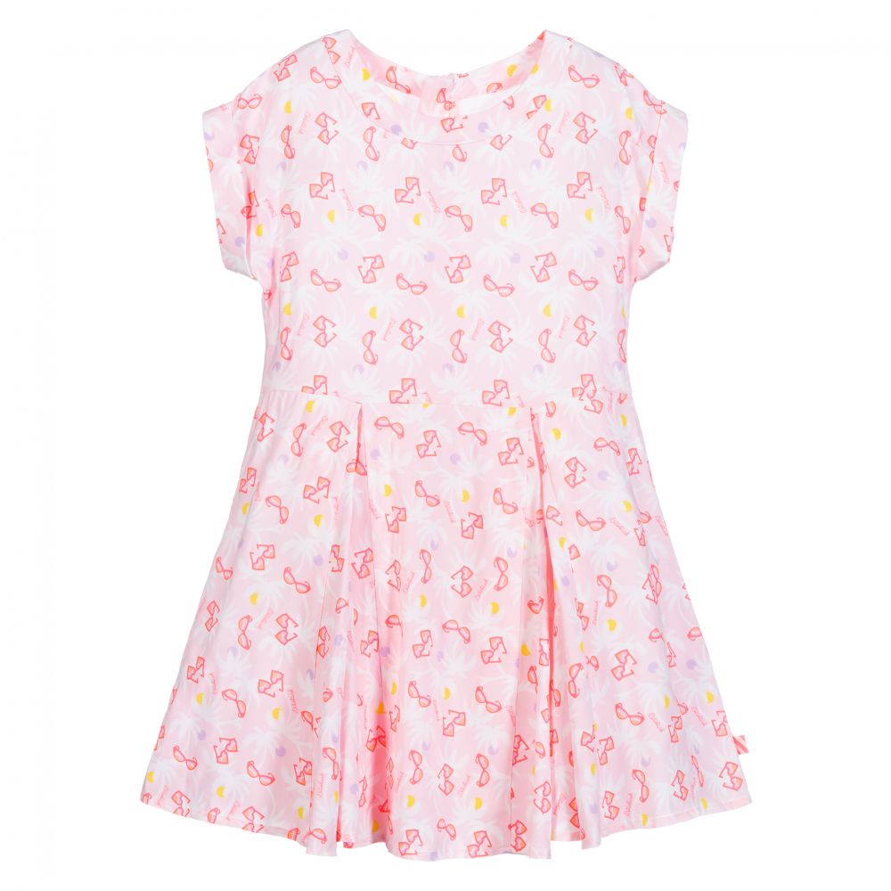 Billieblush - Girls Pink Viscose Dress | Childrensalon