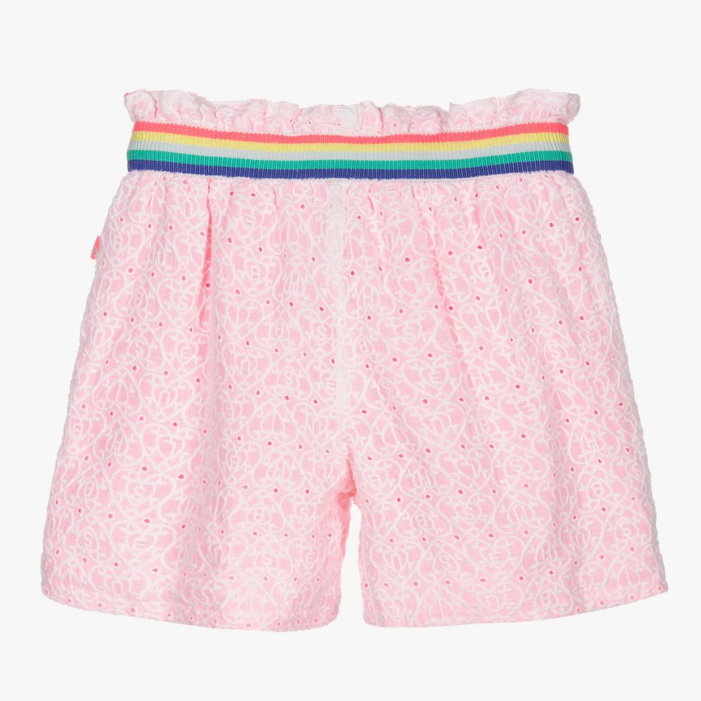 Billieblush-Girls Pink & White Shorts | Childrensalon Outlet
