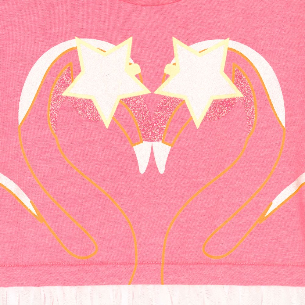 Billieblush-Розово-белое платье из тюля для девочек | Childrensalon Outlet