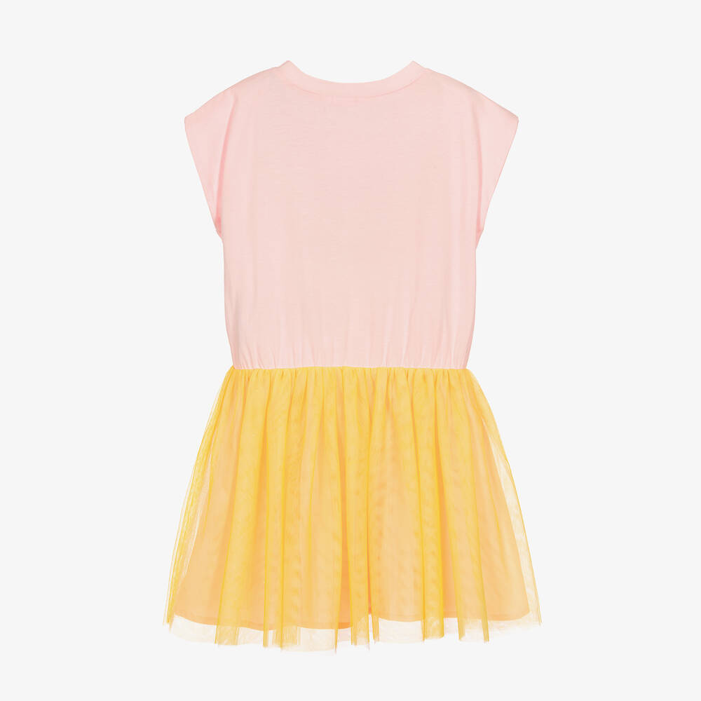 Billieblush-Girls Pink & Yellow Flower Dress | Childrensalon Outlet
