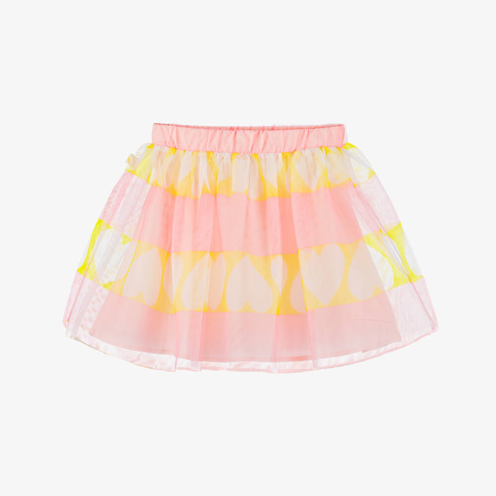 Billieblush-Юбка из розового и жёлтого тюля для девочек | Childrensalon Outlet