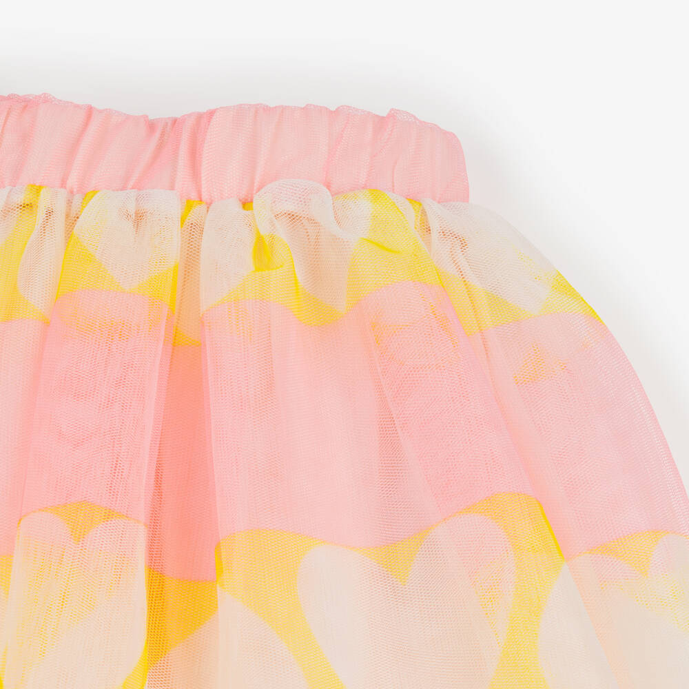 Billieblush-Юбка из розового и жёлтого тюля для девочек | Childrensalon Outlet