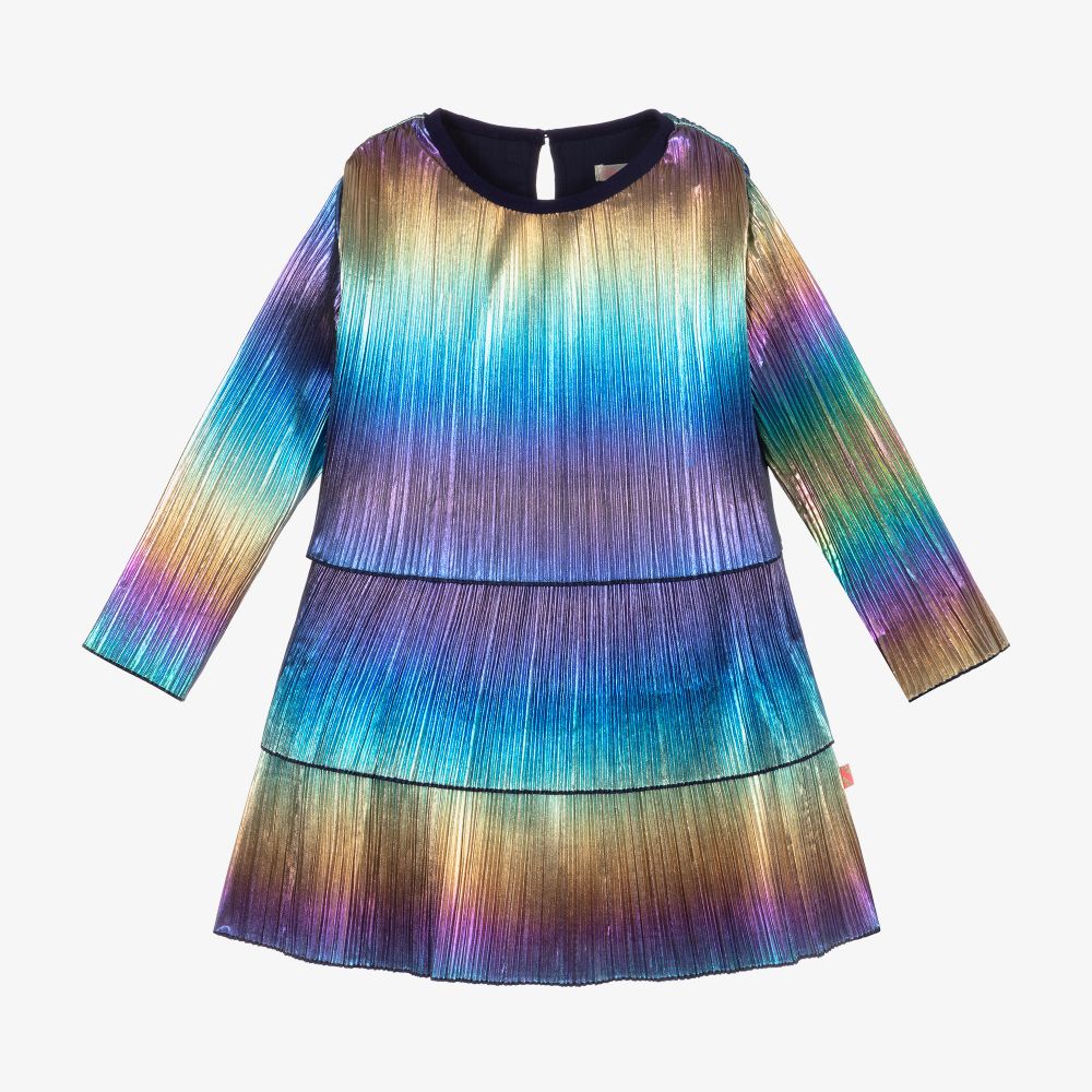 Billieblush - Girls Pleated Rainbow Dress | Childrensalon