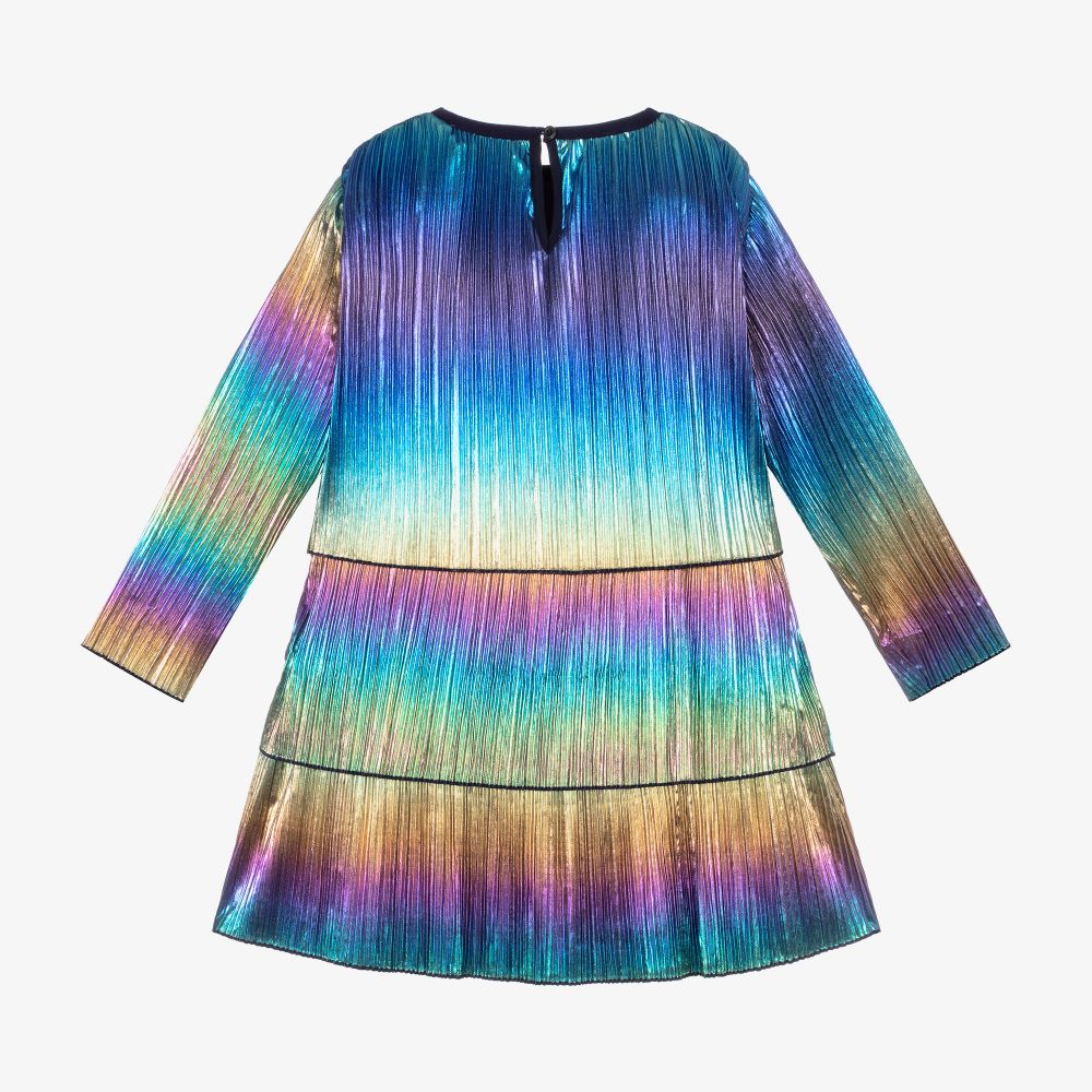 Billieblush-Girls Pleated Rainbow Dress | Childrensalon Outlet