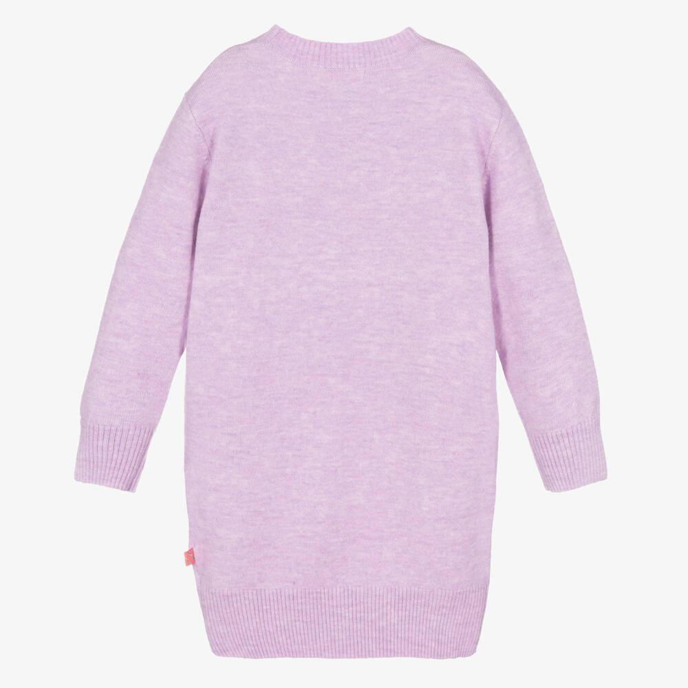 Billieblush-Girls Purple Knitted Dress | Childrensalon Outlet