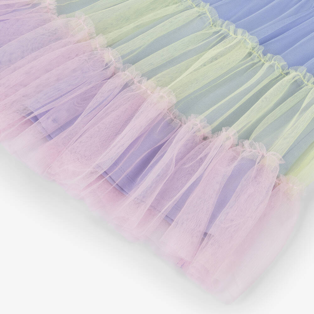 Billieblush-Girls Purple & Pastel Tulle Dress | Childrensalon Outlet