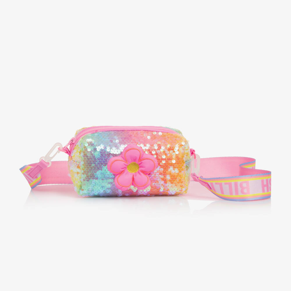 Billieblush-Girls Radiant Pink Sequin Pouch | Childrensalon Outlet