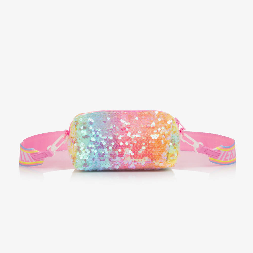 Billieblush-Girls Radiant Pink Sequin Pouch | Childrensalon Outlet