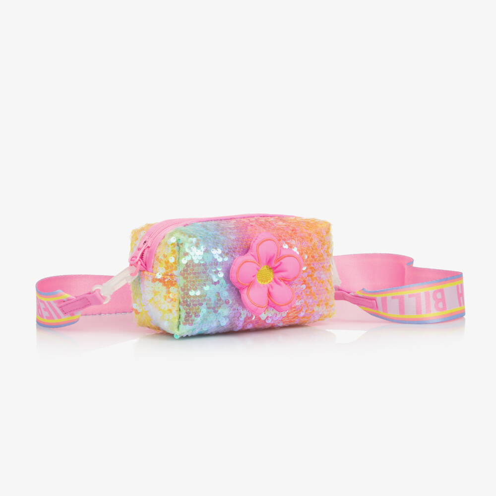 Billieblush-Girls Radiant Pink Sequin Pouch | Childrensalon Outlet