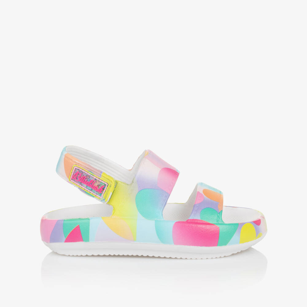 Billieblush-Сандалии на липучке с радужным сердцем для девочек | Childrensalon Outlet