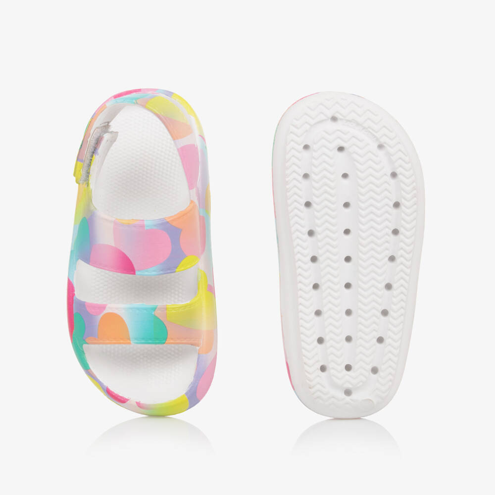 Billieblush-Сандалии на липучке с радужным сердцем для девочек | Childrensalon Outlet