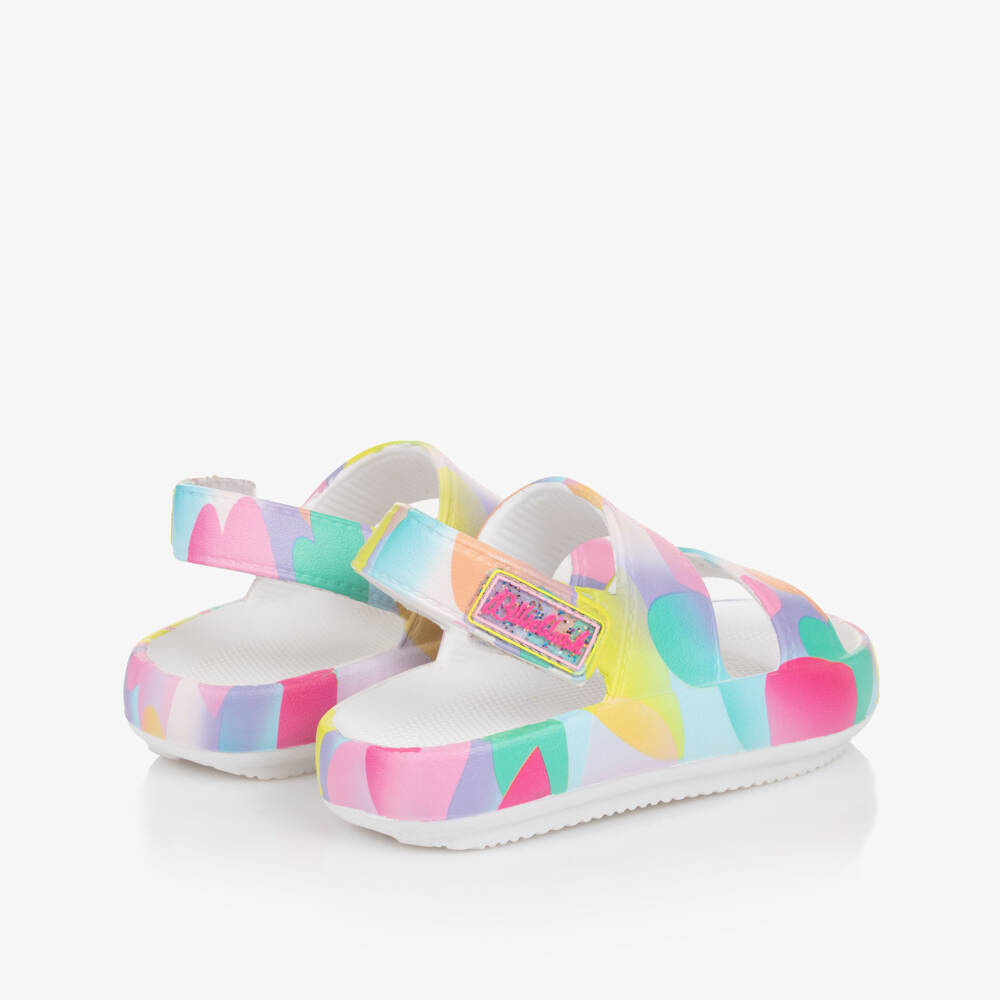 Billieblush-Сандалии на липучке с радужным сердцем для девочек | Childrensalon Outlet