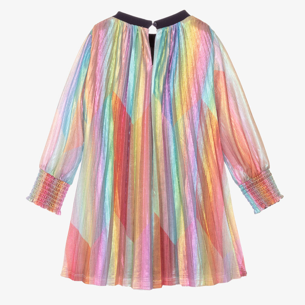 Billieblush-Girls Rainbow Pleated Dress | Childrensalon Outlet