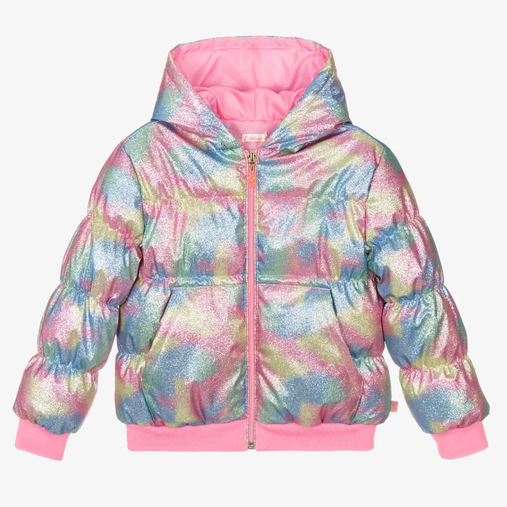 Billieblush - Regenbogen-Steppjacke (M) | Childrensalon