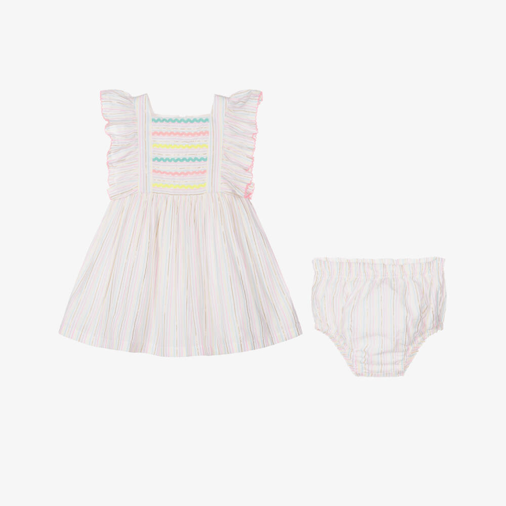 Billieblush-Girls Rainbow Stripe Dress Delight | Childrensalon Outlet
