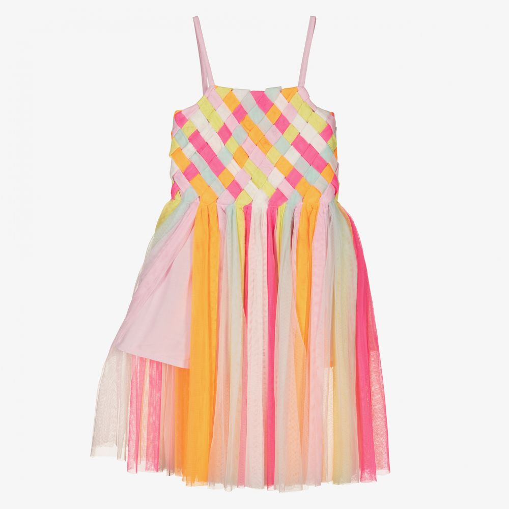 Billieblush-Girls Rainbow Tulle Dress | Childrensalon Outlet