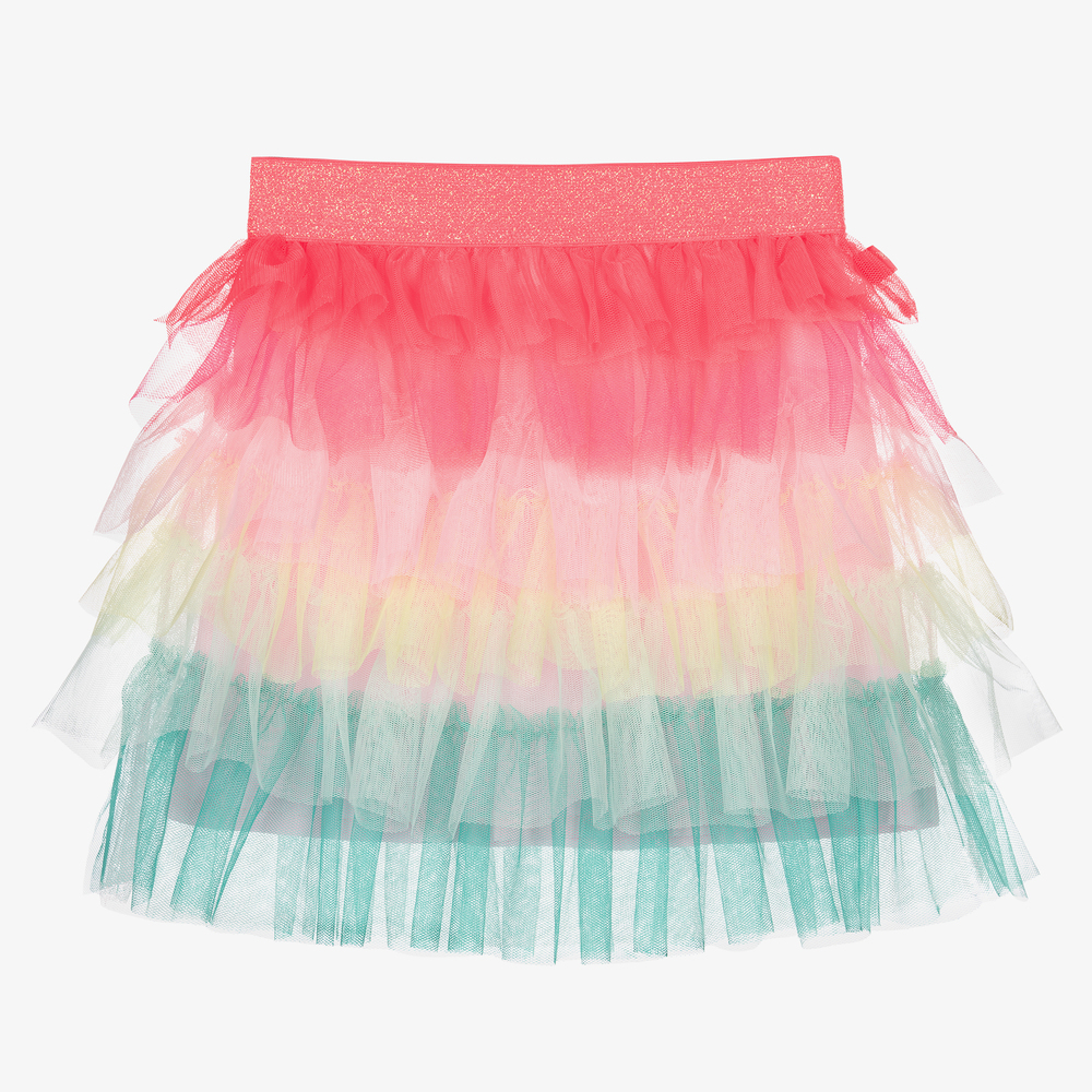 Billieblush - Girls Rainbow Tulle Tutu Skirt | Childrensalon