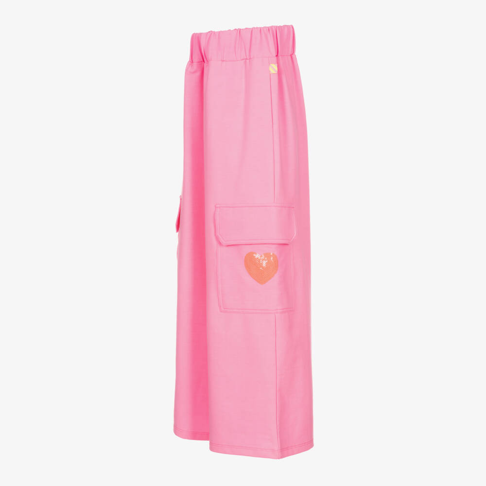 Billieblush-Girls Rose Jersey Cargo Pants | Childrensalon Outlet