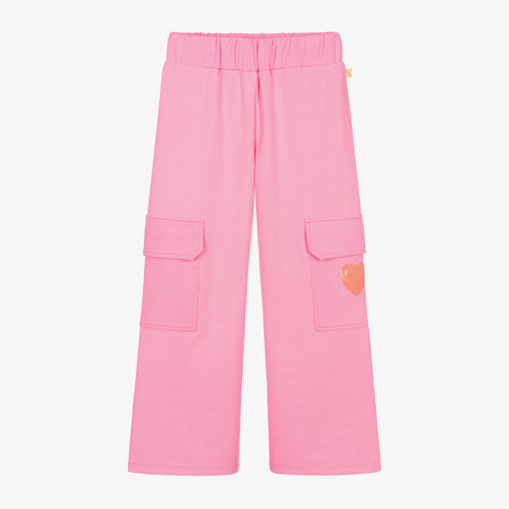 Billieblush-Girls Rose Jersey Cargo Pants | Childrensalon Outlet