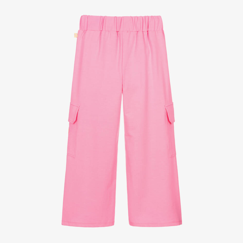 Billieblush-Girls Rose Jersey Cargo Pants | Childrensalon Outlet