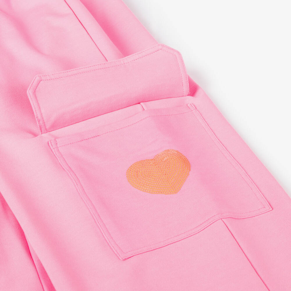 Billieblush-Girls Rose Jersey Cargo Pants | Childrensalon Outlet