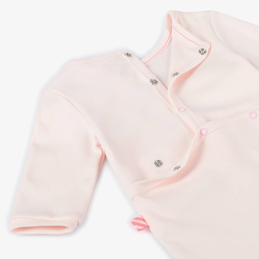 Billieblush-Girls Rosy Cotton Playsuit & Bow Hat | Childrensalon Outlet