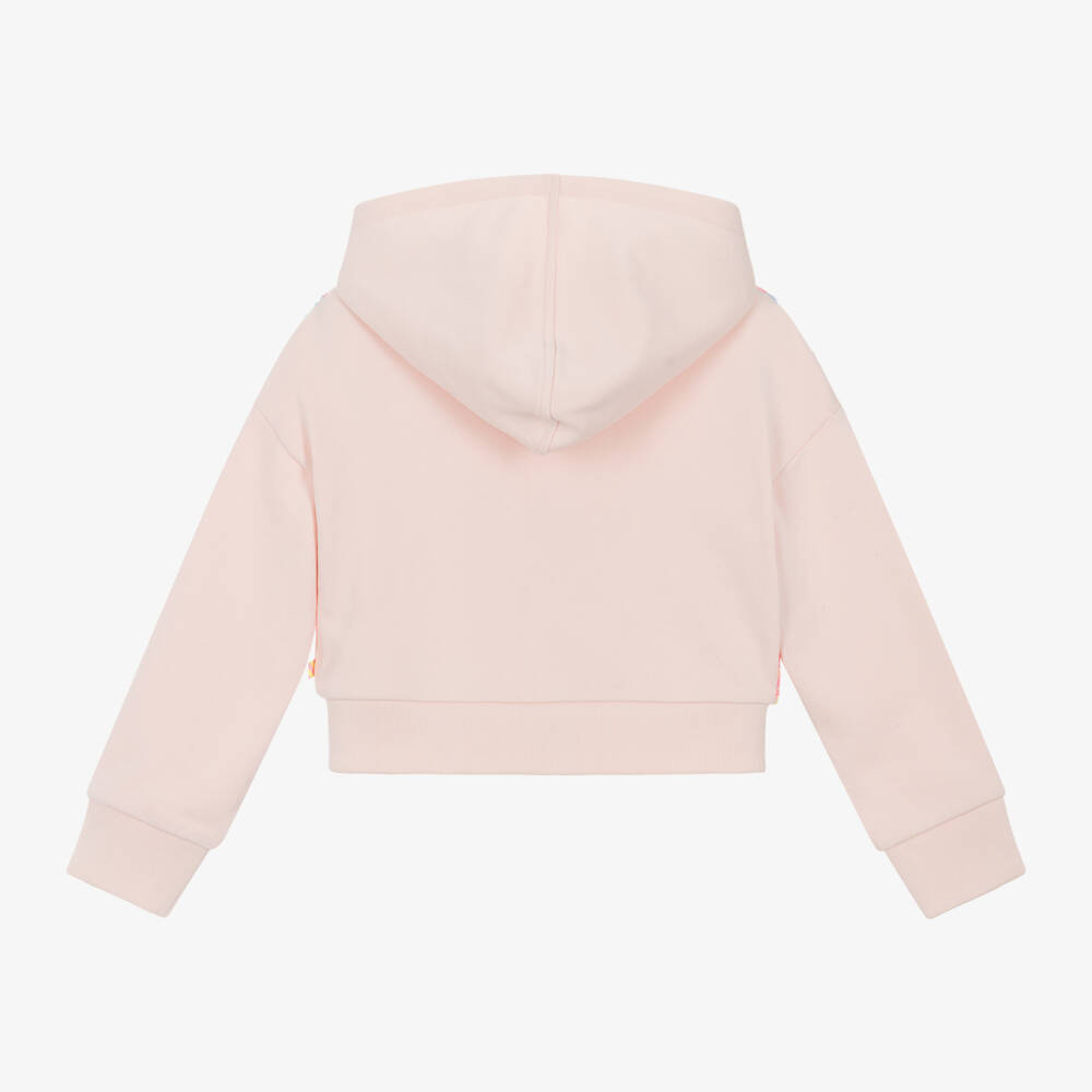 Billieblush-Girls Rosy Sequin Cotton Hoodie | Childrensalon Outlet