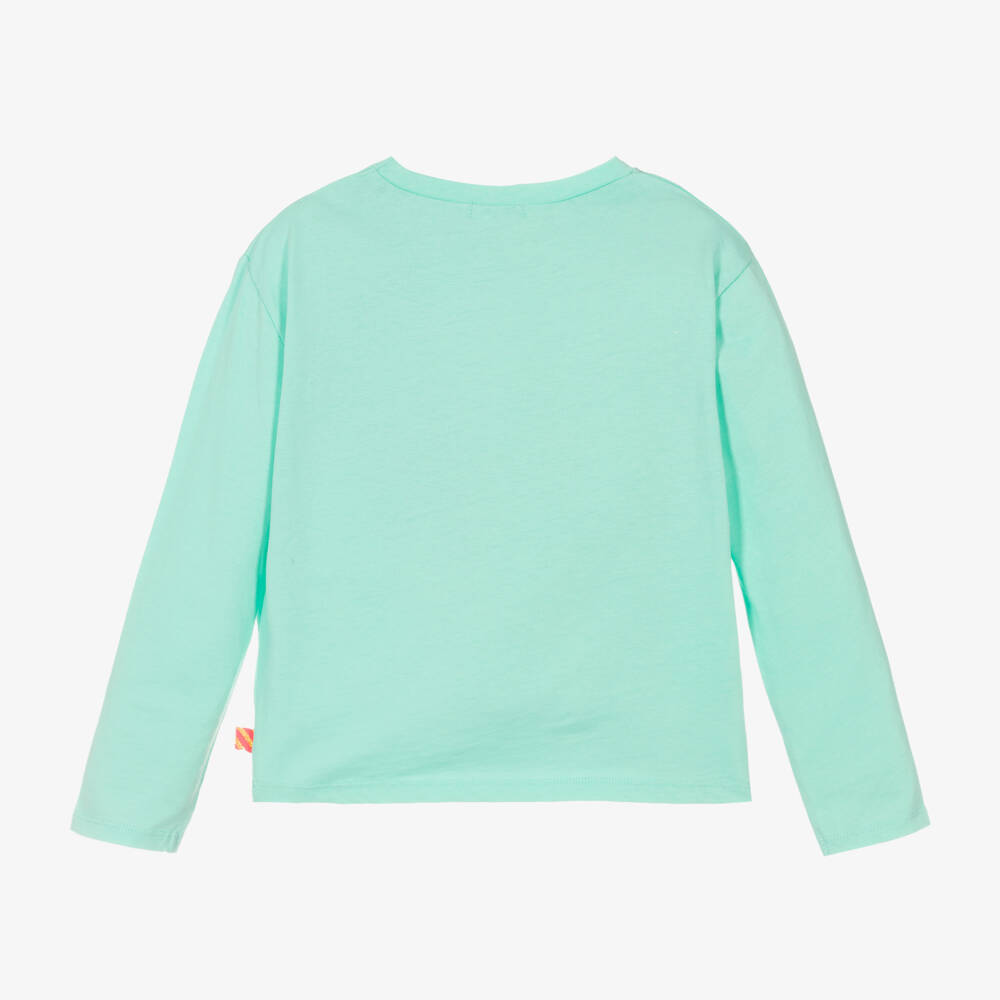 Billieblush-Girls Sea Green Sequin Tee | Childrensalon Outlet