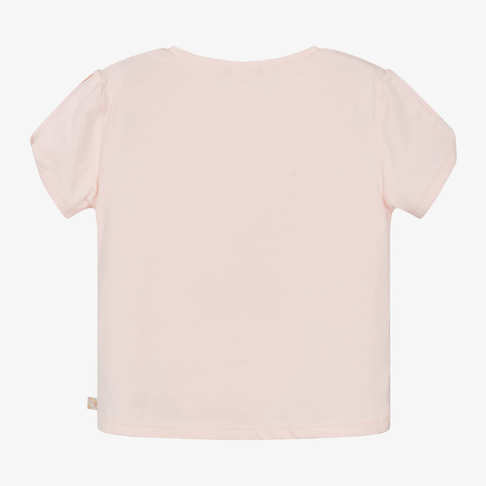 Billieblush-بلوزة قطنية مزينة بفراشات لامعة للبنات | Childrensalon Outlet