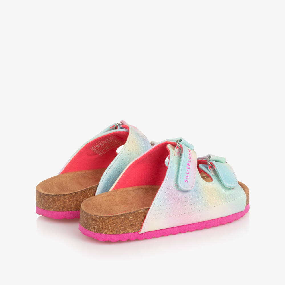 Billieblush-Girls Sequin Embellished Pale Blue Sliders | Childrensalon Outlet