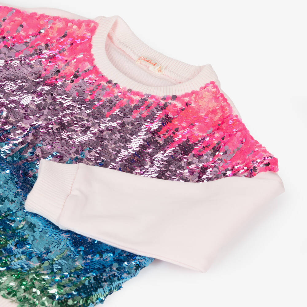 Billieblush-Girls Sequinned Cotton Lounge Set | Childrensalon Outlet