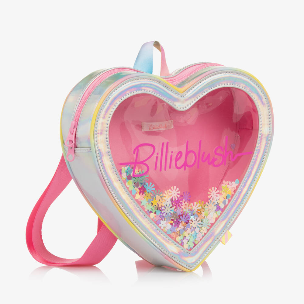 Billieblush-Girls Shimmering Heartful Fun Backpack | Childrensalon Outlet