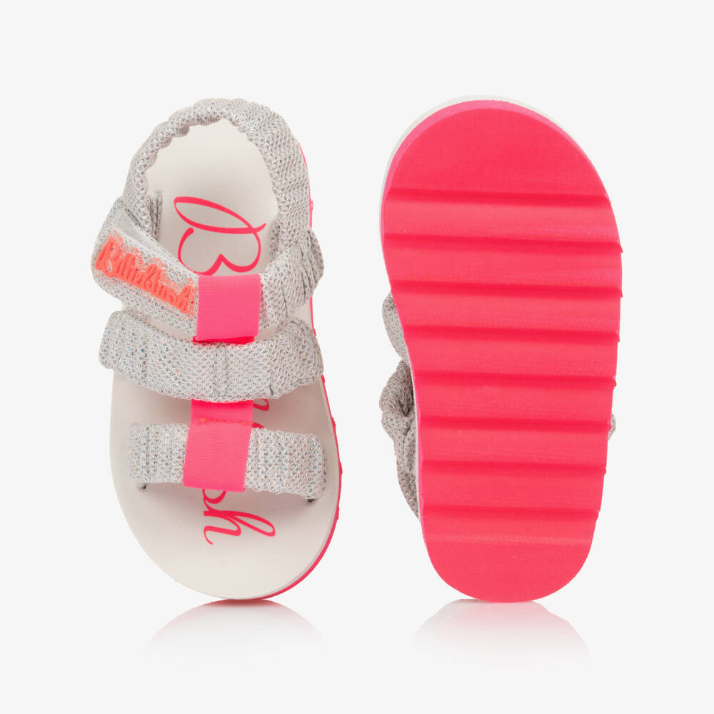 Billieblush-Girls Shimmering Mesh Summer Sandals | Childrensalon Outlet