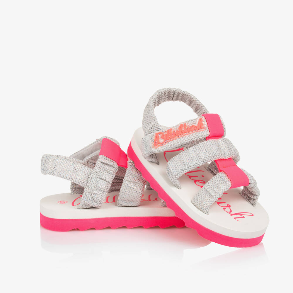 Billieblush-Girls Shimmering Mesh Summer Sandals | Childrensalon Outlet