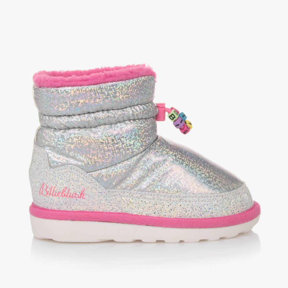Billieblush-Girls Shimmering Pink Winter Boots | Childrensalon Outlet
