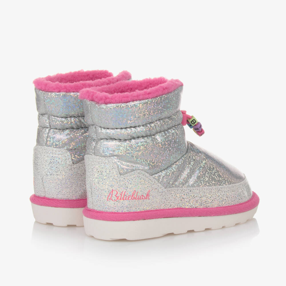 Billieblush-Girls Shimmering Pink Winter Boots | Childrensalon Outlet