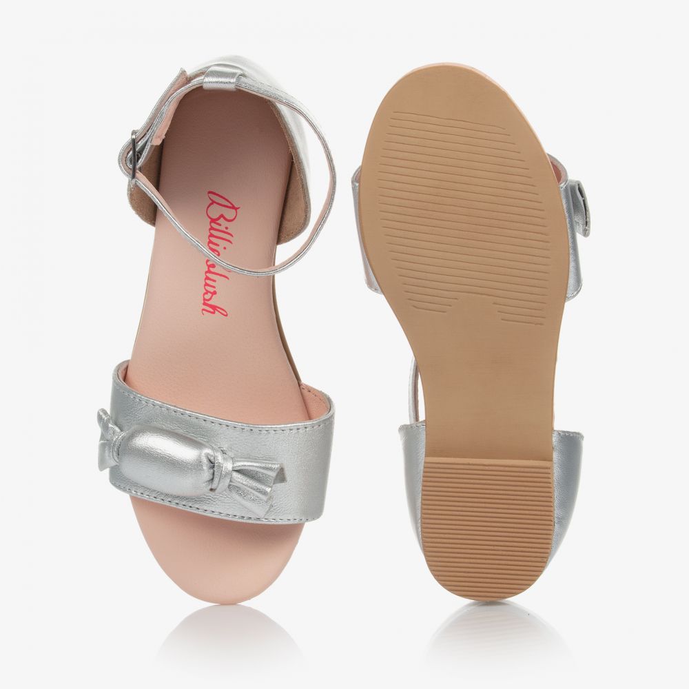 Billieblush-Girls Silver Candy Sandals | Childrensalon Outlet