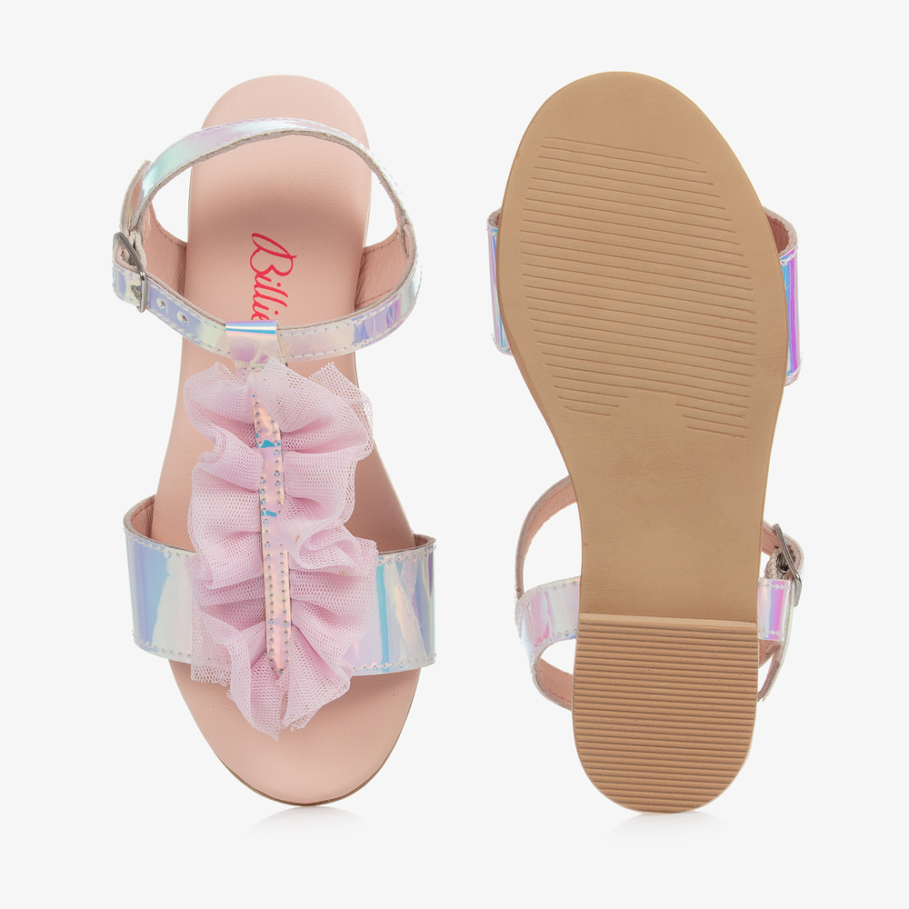 Billieblush-Girls Silver Sandals | Childrensalon Outlet